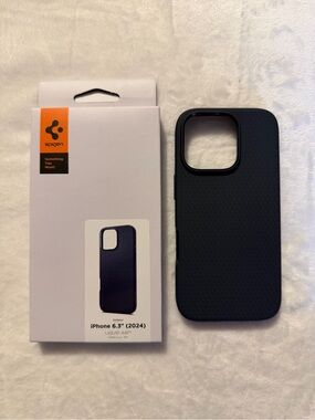 Spigen Liquid Air Case for iPhone 16 Pro 6.3" Navy Blue